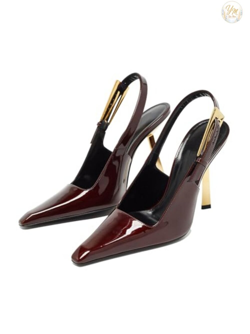 Women's Pointed Toe Slingback Stiletto Heels Party Dress Pumps